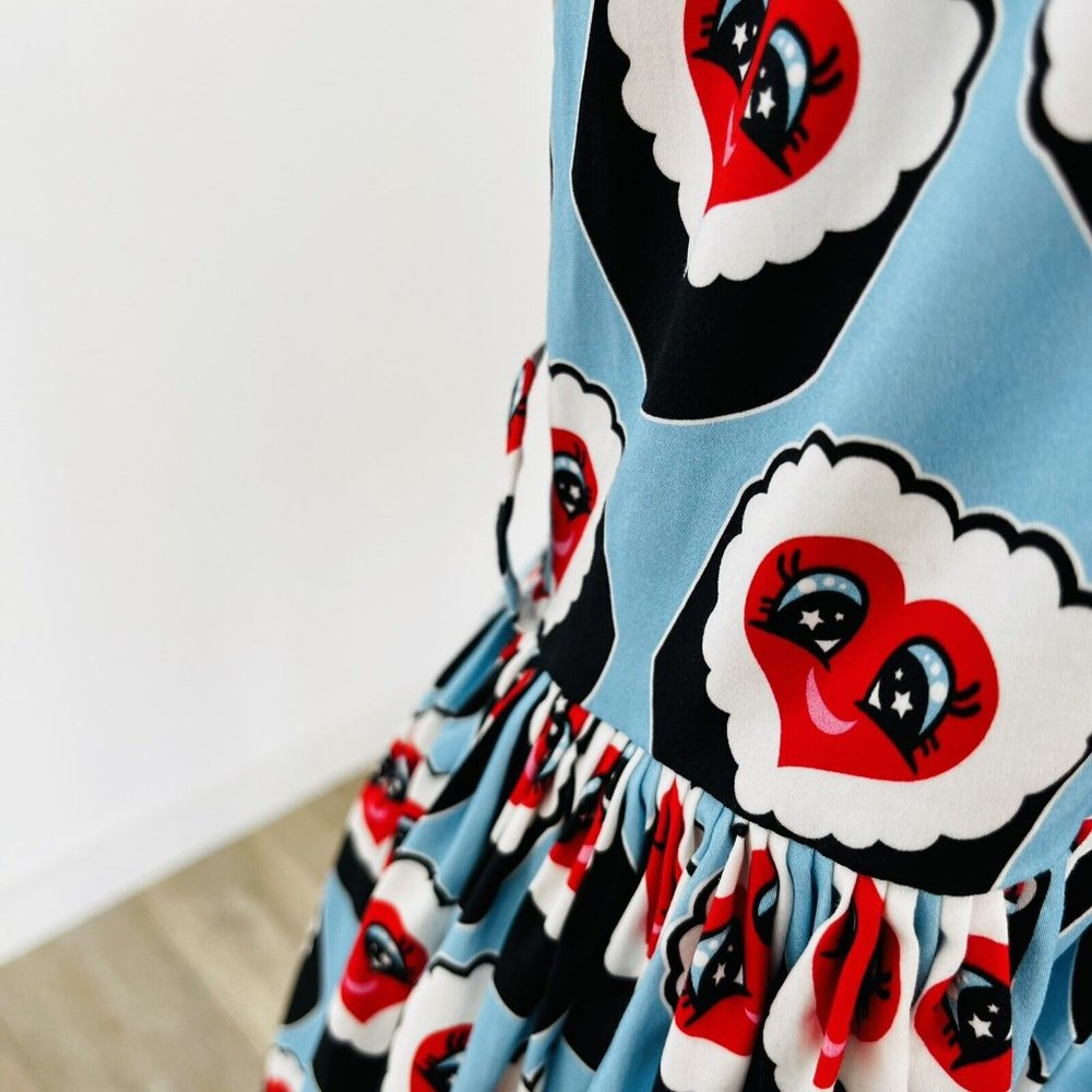 Irregular Choice x Sarsparilly Wonderful Wasabi Dress Sushi Kawaii Rockabilly M - Picture 6 of 10